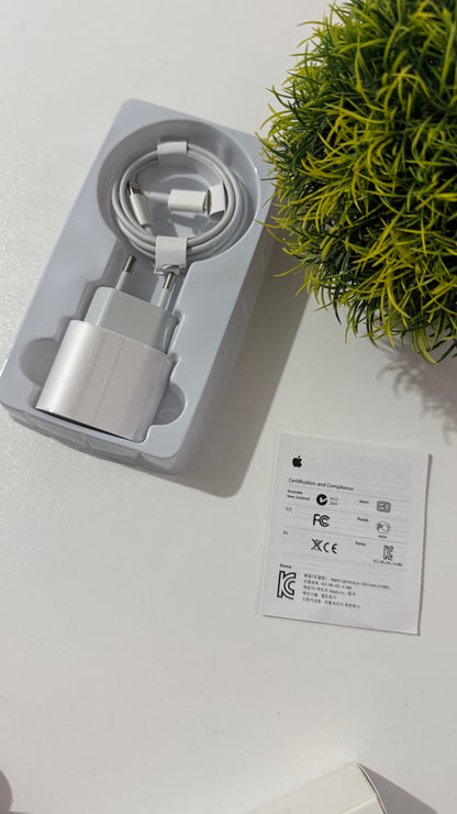 Cargador turbo iphone 35w caja y cable (1m)