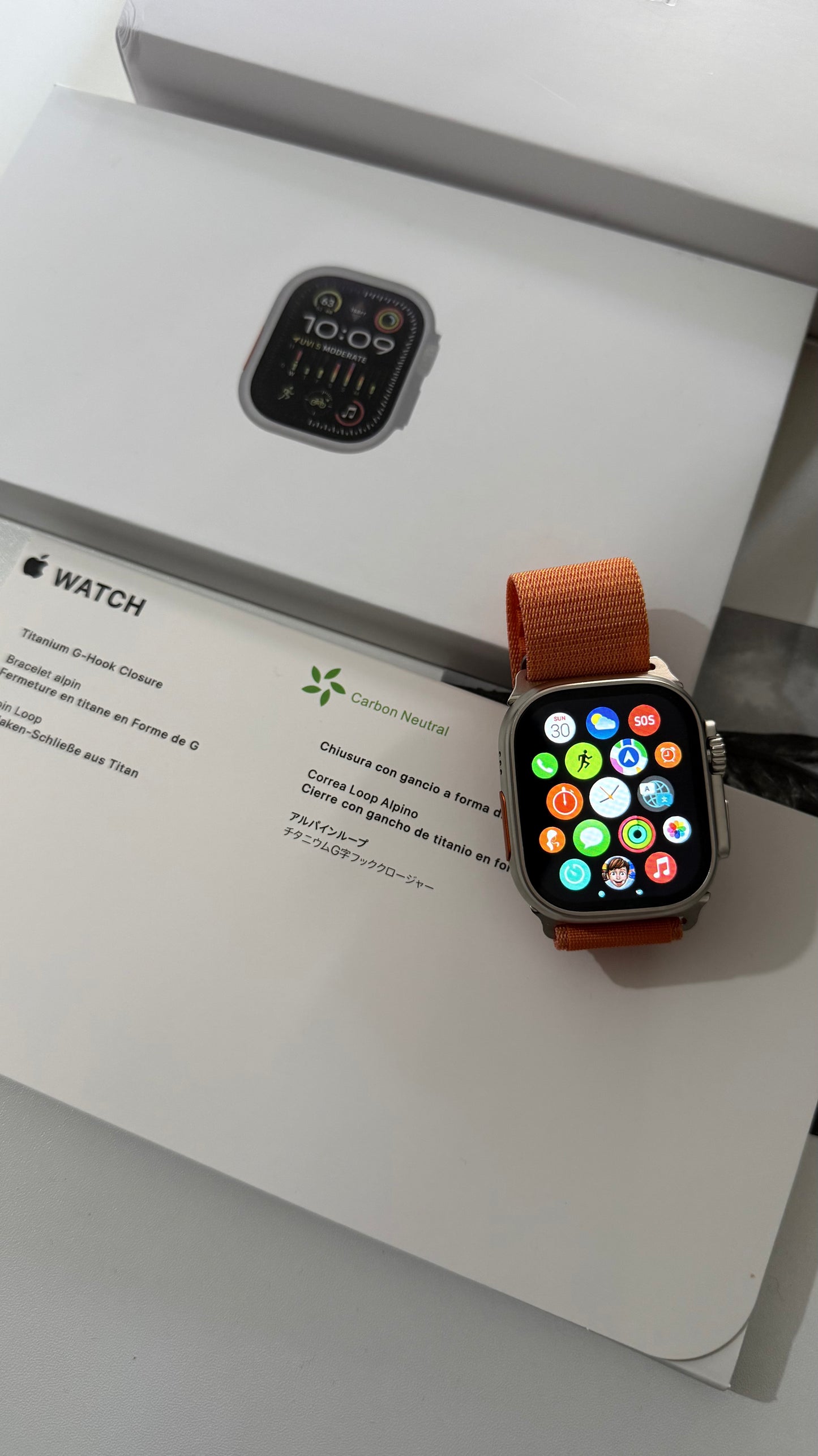 Apple Watch ultra 2 + Airpods 4