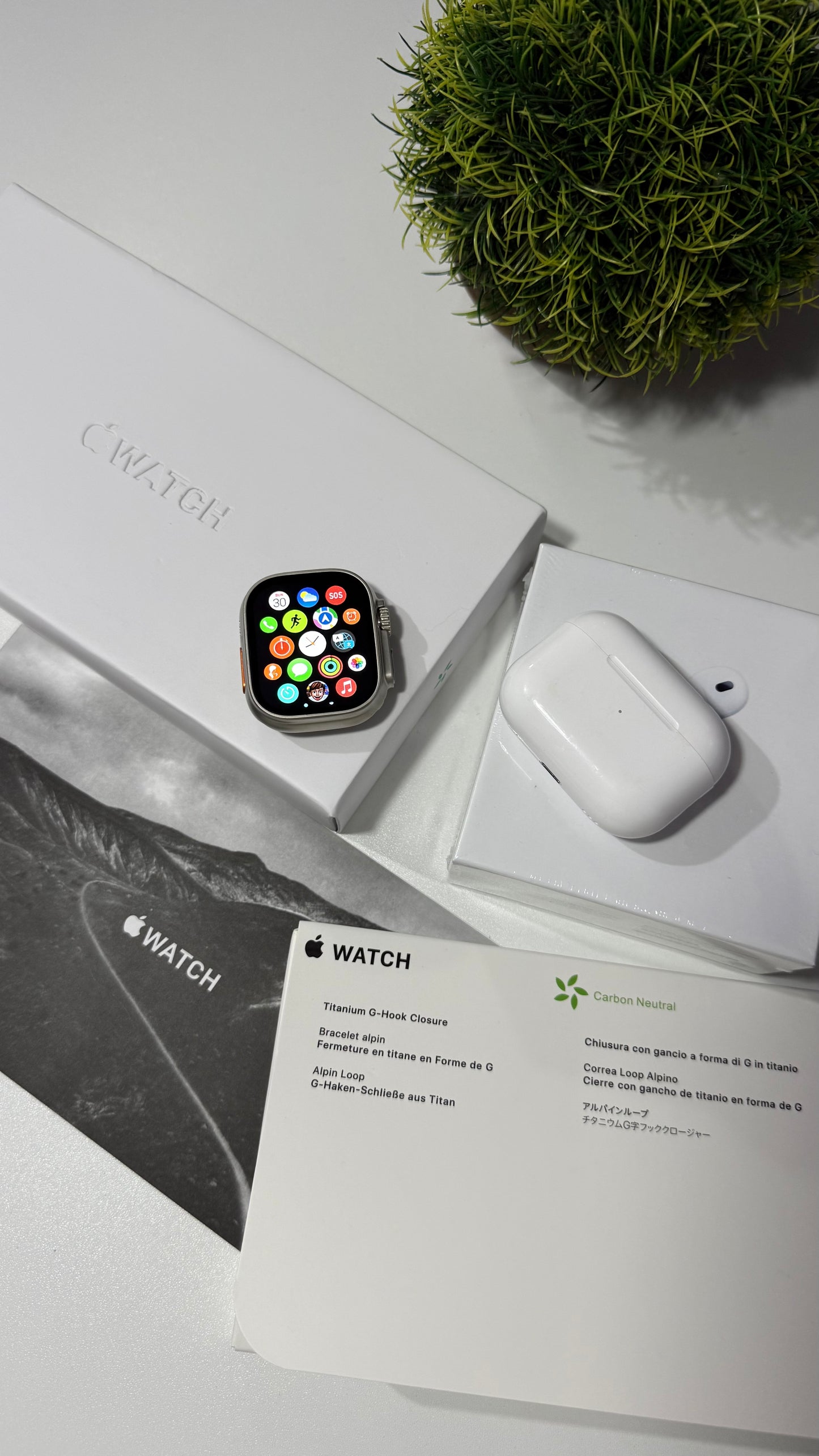 Pack Apple watch ultra 2 + Aipods pro 2