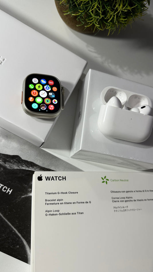 Pack Apple watch ultra 2 + Aipods pro 2